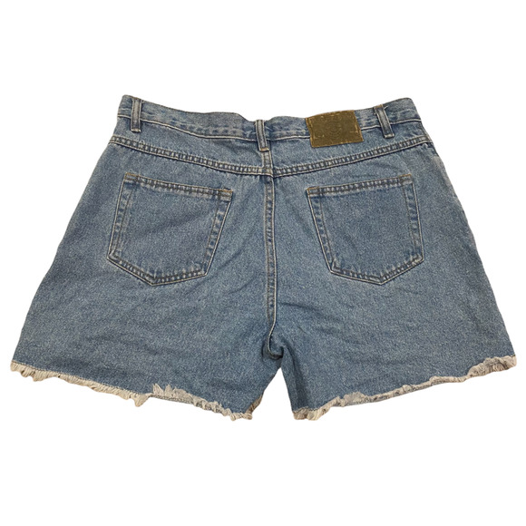 VINTAGE BUGLE BOY DENIM SHORTS 14 - Picture 2 of 5